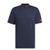 Adidas Adi Jacquard Herren Poloshirt, schwarz/dunkelblau