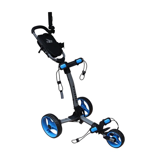 Axglo Trilite Golftrolley, grau/blau