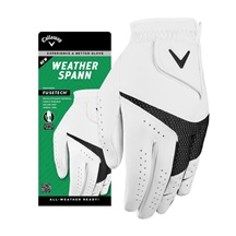 Callaway Weather Spann Damen Golfhandschuh, Weiß
