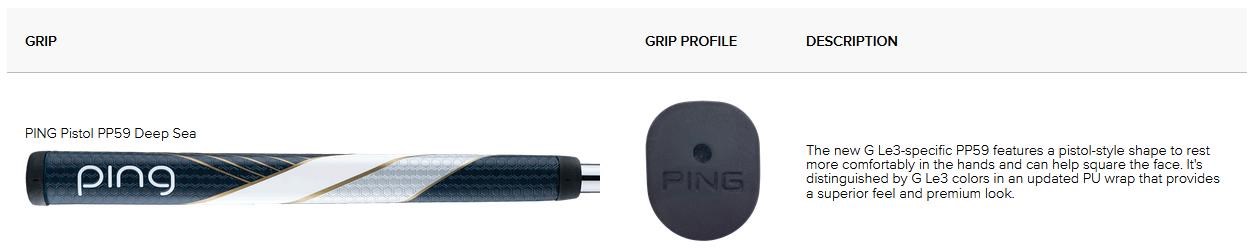Ping G Le3 Anser Damen Putter