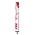 SuperStroke Zenergy Tour 3.0 putter grip, weiss/rot