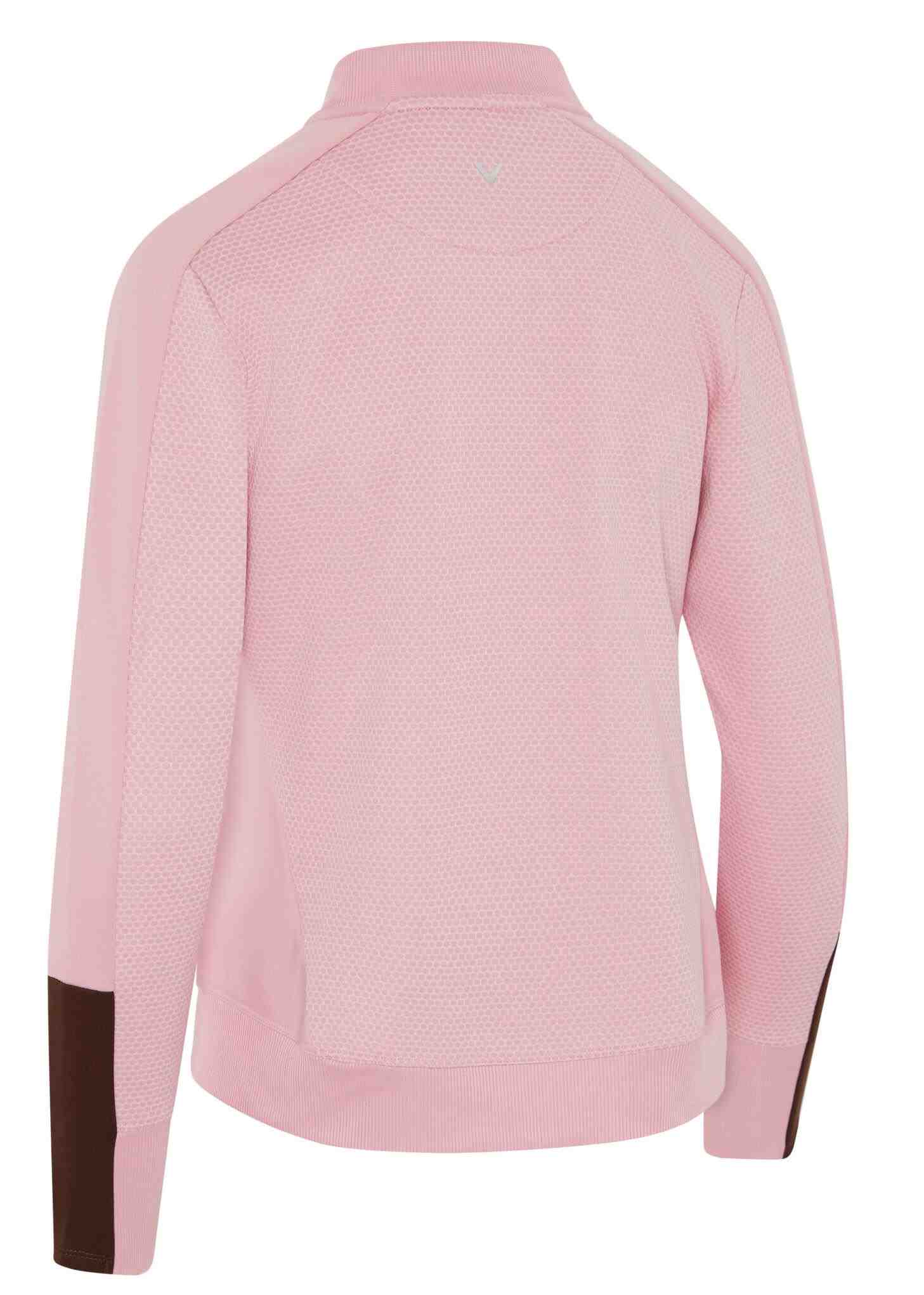 Callaway Heathered Fleece Damen Sweatshirt, pink nectar