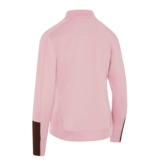 Callaway Heathered Fleece Damen Sweatshirt, pink nectar