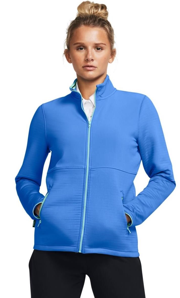 Under Armour Storm Daytona FZ Damen Sweatshirt, water/neo turquoise