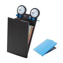 JuCad Scorekartenhalter, schwarz/blau Abdeckungs