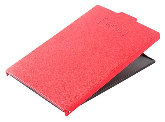 JuCad Scorekartenhalter, schwarz/rot Abdeckungs