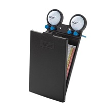 JuCad Scorekartenhalter, schwarz/titanium Abdeckungs