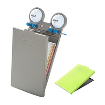 JuCad Scorekartenhalter, titanium/grün Abdeckungs