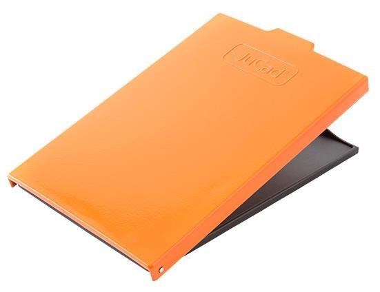 JuCad Scorekartenhalter, titanium/orange Abdeckungs
