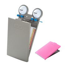JuCad Scorekartenhalter, titanium/rosa Abdeckungs
