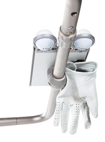 JuCad Scorekartenhalter, titanium/gelb Abdeckungs
