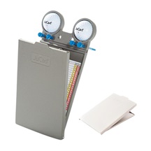 JuCad Scorekartenhalter, titanium/weiss Abdeckungs