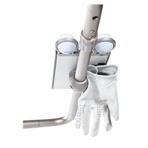 JuCad Scorekartenhalter, titanium/weiss Abdeckungs
