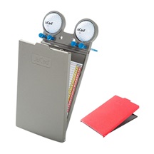 JuCad Scorekartenhalter, titanium/rot Abdeckungs