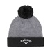 Callaway TA Pom Beanie Wintermütze, grau/schwarz