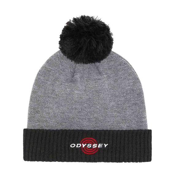Callaway TA Pom Beanie Wintermütze, grau/schwarz