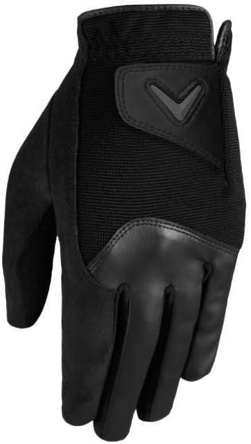 Callaway Rain Spann Damen Handschuh, Paar, schwarz
