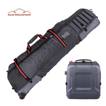 Sun Mountain Kube Travelcover, steel/black/rush red