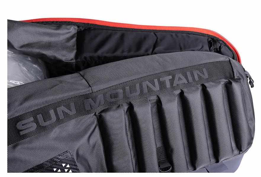 Sun Mountain Kube Travelcover, steel/black/rush red