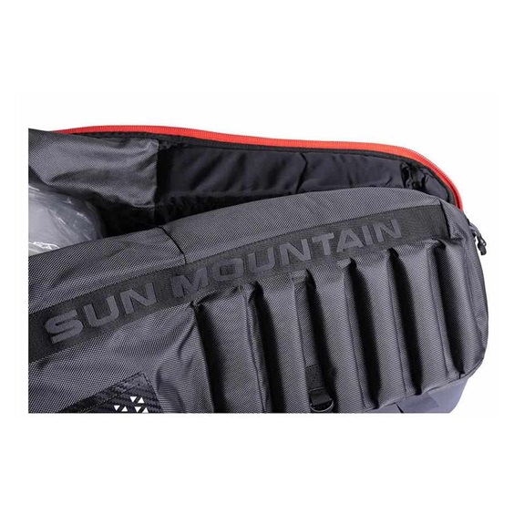 Sun Mountain Kube Travelcover, steel/black/rush red