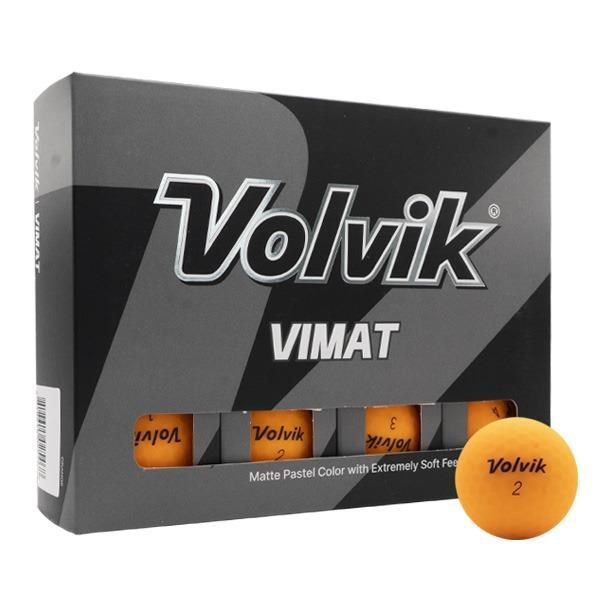 Volvik Vimat Golfbälle, orange,12 Stk.