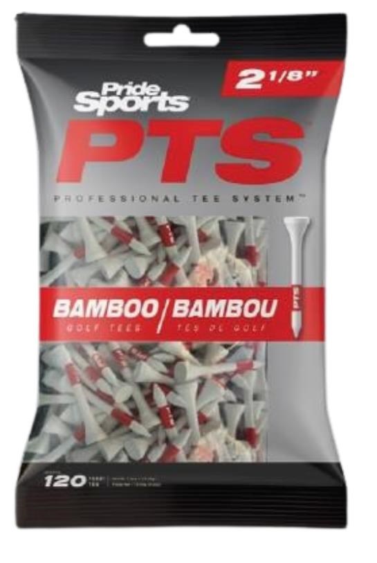 Pride Sports PTS Bamboo Tees 53mm (2 1/8"), 120 Stück