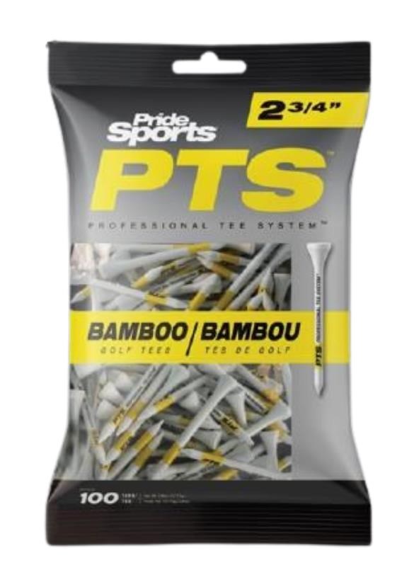 Pride Sports PTS Bamboo Tees 69 mm (2 3/4"), 100 Stück