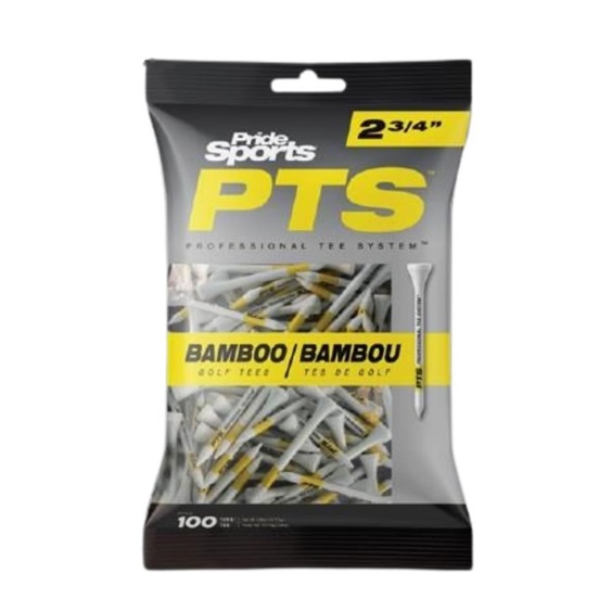 Pride Sports PTS Bamboo Tees 69 mm (2 3/4"), 100 Stück