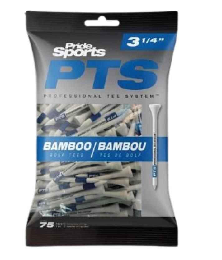 Pride Sports PTS Bamboo Tees 83mm (3 1/4"), 75 Stück