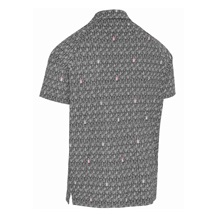 Callaway All-Over Scotch Novelty Print Herren Poloshirt, grau
