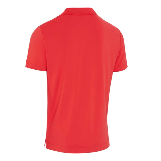 Callaway Solid Ribbed Herren Poloshirt, hibicus