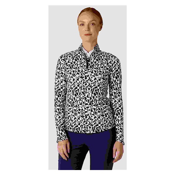 Callaway Two Tone Geo Damen Sweatshirt, dunkelblau