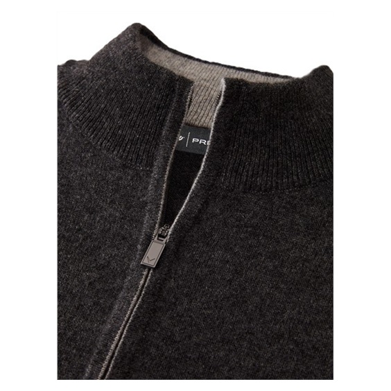 Callaway Premium Cashmere Herren Pullover, flannel heather