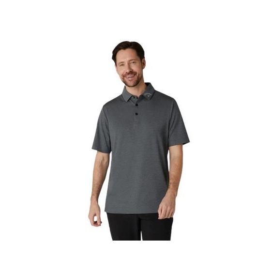 Callaway Premium Jacquard Herren Poloshirt, caviar