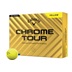 Callaway Chrome Tour Golfbälle, gelb