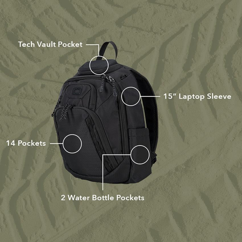 Ogio Renegade Rustler Backpack 15L Rucksack, schwarz