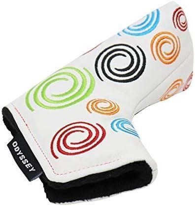 Odyssey Tour Swirl Putter Headcover, white, BLADE
