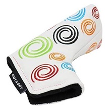 Odyssey Tour Swirl Putter Headcover, white, BLADE