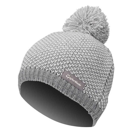 TaylorMade Beanie Damen Wintermütze, grau