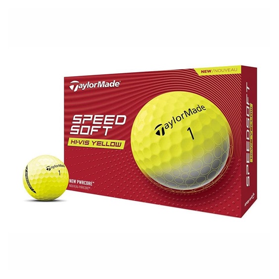 TaylorMade SpeedSoft Golfbälle, gelb