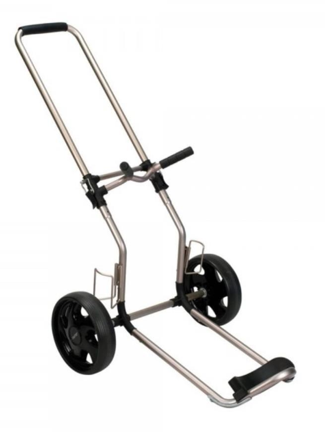Bag Boy Rental Dual Tube manueller Trolley, Silber Aluminium