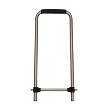 Bag Boy Rental Dual Tube manueller Trolley, Silber Aluminium
