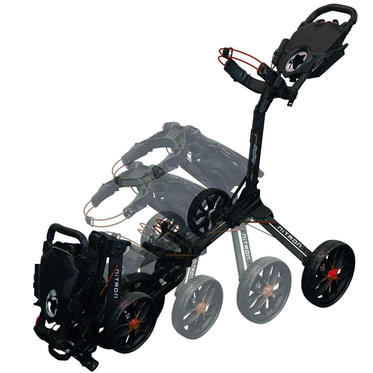 Bag Boy Nitron Golf Trolley, graphite/charcoal