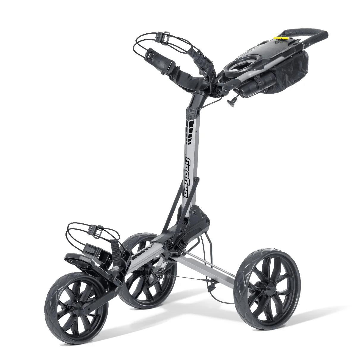 Bag Boy Ultra Slim Deluxe SLIMFOLD Golftrolley, silver/black