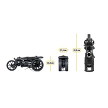 Bag Boy Ultra Slim Deluxe SLIMFOLD Golftrolley, grau