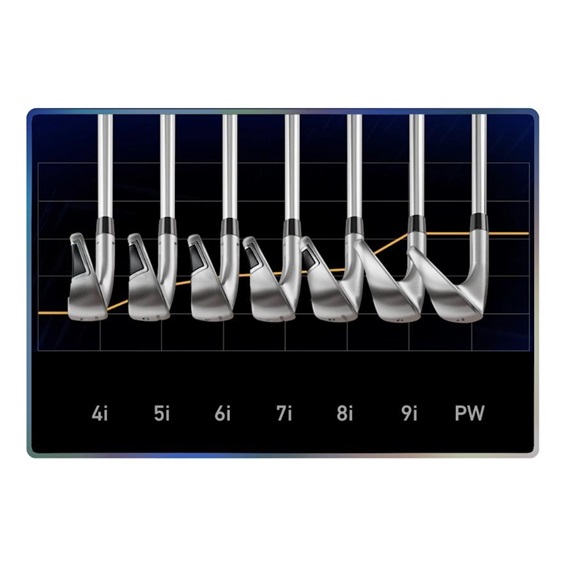 TaylorMade Qi Herren Eisen, Stahl