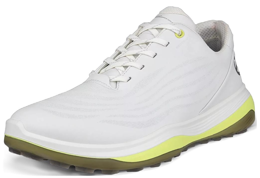 Ecco LT1 Herren Golfschuhe, weiss/gelb