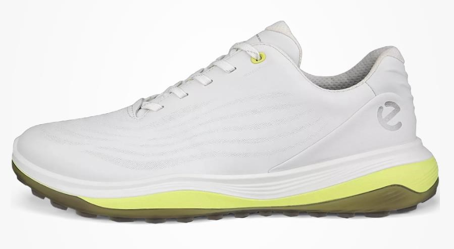 Ecco LT1 Herren Golfschuhe, weiss/gelb