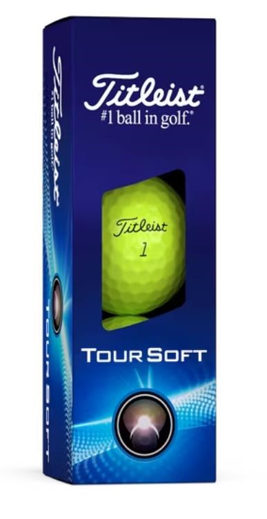Titleist Tour Soft Golfbälle, gelb