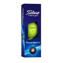 Titleist Tour Soft Golfbälle, gelb